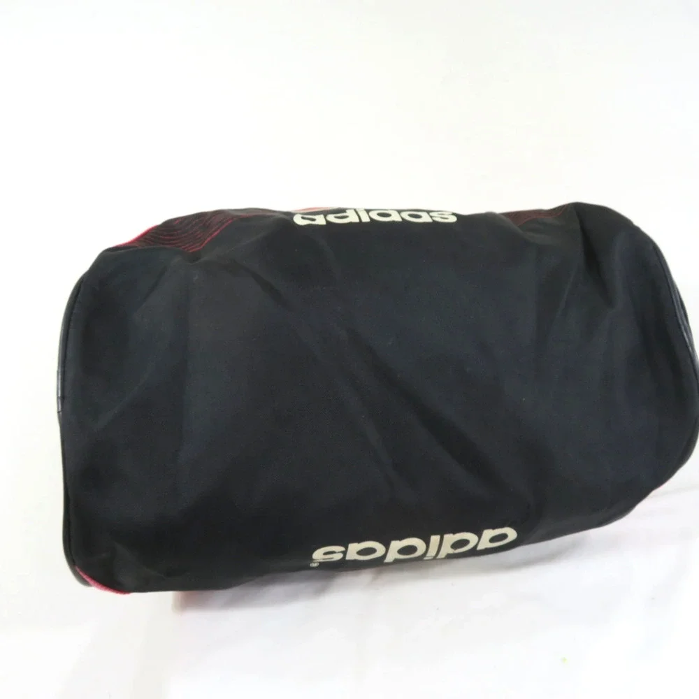 Adidas Cyclone Flushin Cycling 948 Roll Bag Black Red White 16x9x9 Vintage Rare!